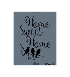 Rich New Seri N-429 Stencil 35x25 cm