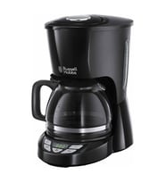 Russell Hobbs Dijital Zaman Ayarlı Filtre Kahve Makinesi (Siyah-Gri)