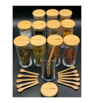 Bambum Orjinal Zolla Prestige 24 Parça Kaşıklı Baharatlık (Camel)