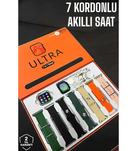 Akıllı Saat 7 Kordonlu Metal,Plastik Hasır Kordon Seçeneği - Lisinya