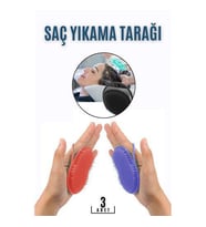 TransForMacion Saç Yıkama Tarağı Avuçiçi 3 LÜ SET Belgiqa Design 718692