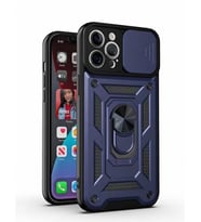 Kızaklı Tank Kılıf Apple iPhone 11 Pro Max Lacivert