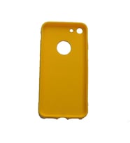 Jopus iPhone 7 ile Uyumlu Soft Oil Silikon Kılıf Sarı JS-108
