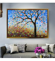 Altın Çerçeveli dekoratif tablo l531 (Gold)