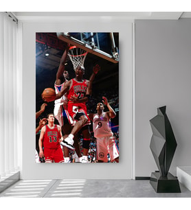 Michael Jordan Kanvas Tablo