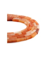 Akik Doğal Taş Parlak Dikdörtgen Kesim 4x13mm Dizi [AA]