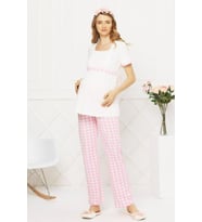 AQUA 21530 PEMBE Hamile  Spor Lohusa  Pijama Takımı