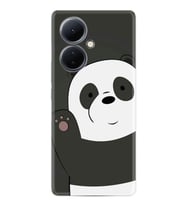 Vivo V29 Lite Kılıf Silikon Desen Özel Seri Hello Panda 1709