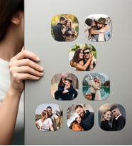 Kişiye Özel Ahşap Fotoğraflı UV Baskılı Magnet