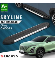S-Dizayn Chery Omoda5 Skyline Aluminyum Yan Basamak 183 Cm 2022 Üzeri A+ Kalite