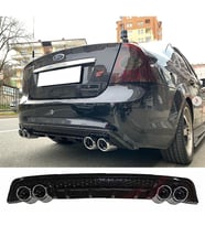 Ford Focus MK2 Difüzör Lüx Tip İthal Ultra Parlak Siyah Difizör