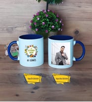 Veteriner Hekim Kupa Bardak Lacivert Fotoğraflı Veteriner Hekimler Günü Hediyesi