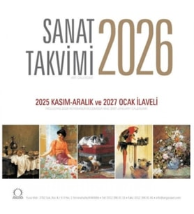 Sanat Takvimi 2026 Masa Takvimi