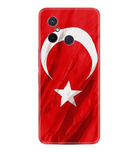 Xiaomi Redmi 12c Kılıf Resimli Desenli Baskılı Silikon Şanlı Türk Bayrağı 4 1401