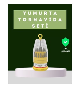 Mey İthalat® Ateşe Dayanıklı Tornavida Seti Elektronik Tamir İçin Çok Uçlu