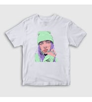 Presmono Unisex Çocuk Beyaz Look Billie Eilish T-Shirt 154349tt