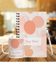 Kişiye Özel Spiral Defter Kalem Kupa Set