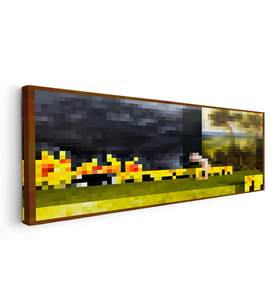 Kanvas Tablo Changing Piksel Minecraft Tablosu Ev Ofis Salon Duvar Dekoru