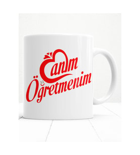 canım öğretmenim baskılı kupa
