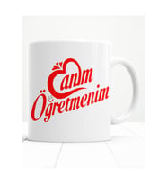 canım öğretmenim baskılı kupa