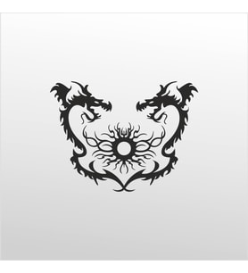 Folyo Sticker Ejderhalar 20cm uzunluk