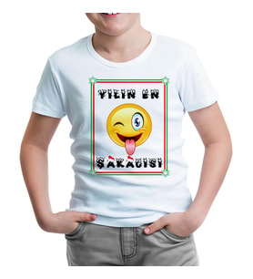 Yılın En Şakacısı Beyaz Çocuk Tshirt