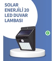 Ip65 Dayanıklı Solar Enerjili Dış Cephe Aydınlatma - Lisinya