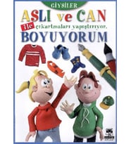Aslı Ve Can Giysiler Çıkartma Boyama