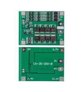 3S 25A BMS Devresi Lityum Batarya Şarj Modülü BMS-24227 (4767)