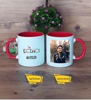 Eczacı Kupa Bardak Kırmızı Fotoğraflı Eczacıya Hediye Eczacılar Günü Hediyesi