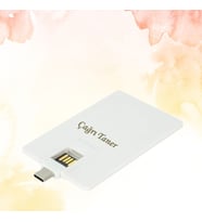 KİŞİYE ÖZEL İSİM BASKILI KART OTG USB BELLEK 2.0 32 GB