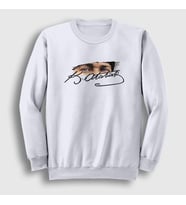 Presmono Unisex Beyaz 19 Mayıs 29 Ekim 23 Nisan 10 Kasım Atatürk Sweatshirt 501311tt (Beyaz)