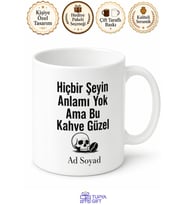Nihilist Arkadaşa Hiçbir Şeyin Anlamı Yok Esprili Karanlık Zihin Kupa Hediye
