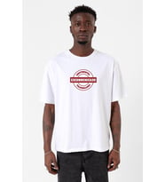 John Wick Continental Excommunicado Beyaz Erkek Oversize Tshirt