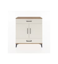 Arges Şifonyer 2 Raflı 2 Çekmeceli 2 Kapaklı 88x30x96 Çam-Aytaşı