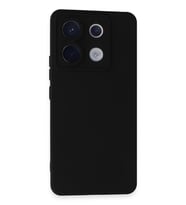 Newface Xiaomi Redmi Note 13 Pro 5G Kılıf Nano içi Kadife Silikon - Siyah