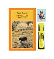 Binboğalar Efsanesi - Yaşar Kemal - Yapı Kredi Yayınları - Sarı Fosforlu Kalem - Not Defterli Seti (Renksiz)