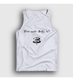 Presmono Unisex Beyaz What Would Buffy Do The Vampire Slayer Atlet 433171tt (Beyaz)