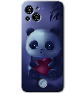 Reeder S23 Pro Max Kılıf HD Desen Baskılı Arka Kapak - Bebek Panda