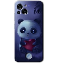 Reeder S23 Pro Max Kılıf HD Desen Baskılı Arka Kapak - Bebek Panda