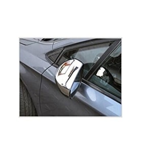 Citroen DS4 Krom Ayna Kapağı 2 Parça 2011-2015 Paslanmaz Çelik (Gümüş)