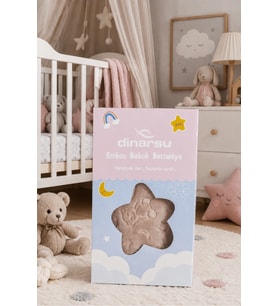 Dinarsu Embos Bebek Battaniyesi 100x120 cm Yumuşacık Dokulu, Sıcak ve K