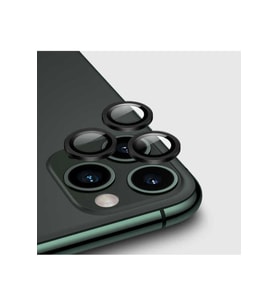 Apple iPhone 12 Pro Uyumlu Zore CL-01 Kamera Lens Koruyucu (Siyah)