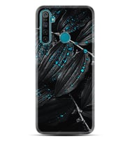 Realme 5i 5 Pro 6i 7 Pro 8 Kılıf Desemli Silikon Foid Green 1643
