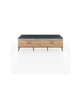 Hyperion TV Ünitesi 2 Çekmeceli  176x44x51 Antrasit-Antrasit/Çam