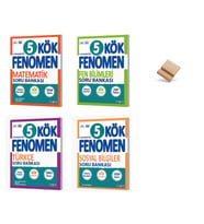 Fenomen 5. Sınıf Maarif Kök Serisi Tüm Dersler 4lü Set Soru Bankası + Telefon Standı