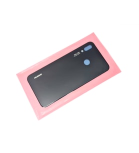 Tkgz Huawei Uyumlu P20 Lite Arka Pil Batarya Kapağı (CAM) SİYAH