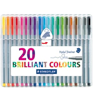 Staedtler Triplus Fineliner İnce Uçlu Keçeli Kalem 0.3mm 20li