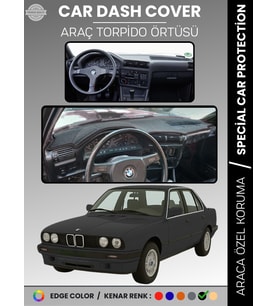 BMW E30 3 SERİSİ (1982-1991) Torpido Örtüsü Ön Göğüs Koruma Torpido Koruma Tam Uyum Çatlamayı Önler