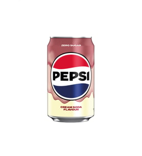 Pepsi Cream Soda Flavour Zero Sugar - Vanilya Kola Aromalı Gazlı İçecek 330 Ml